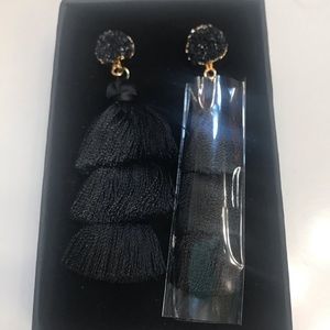 SUPER CUTE tassel earrings, never worn